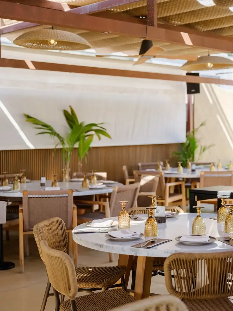 Terraza alta para celebraciones frente al mar en El Senador, Maspalomas
